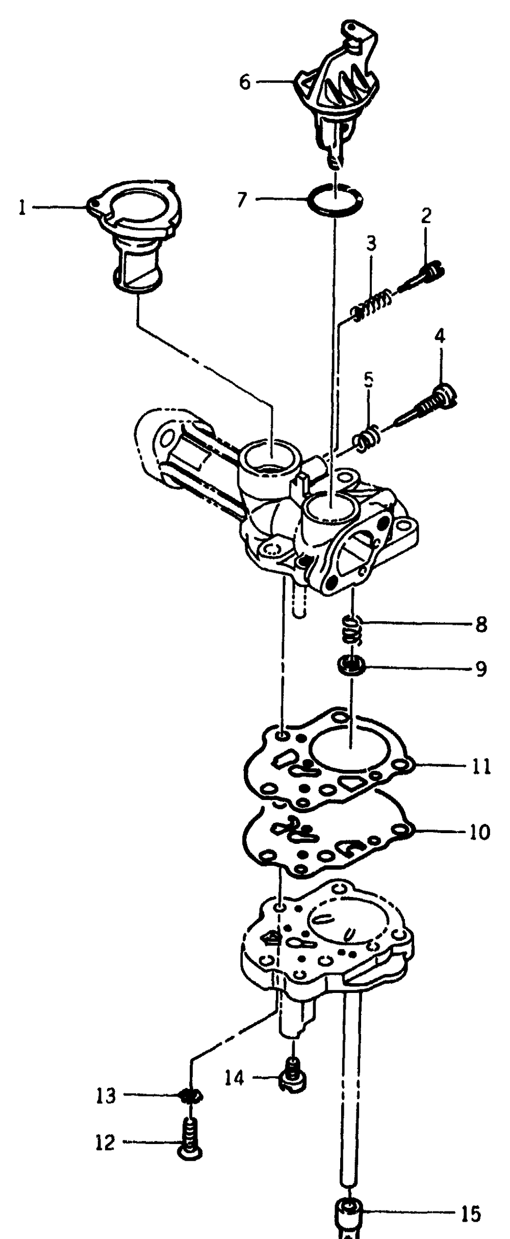 Carburetor For 1.6 Horsepower Kawasaki Engine Diagram and Parts List for 8779-0-DPG850  Briggs and Stratton Generator